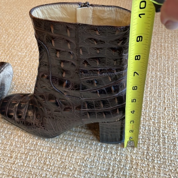 DOLCE & GABBANA HORNBACK BROWN  low boot size 39 1/2 - Picture 6 of 14